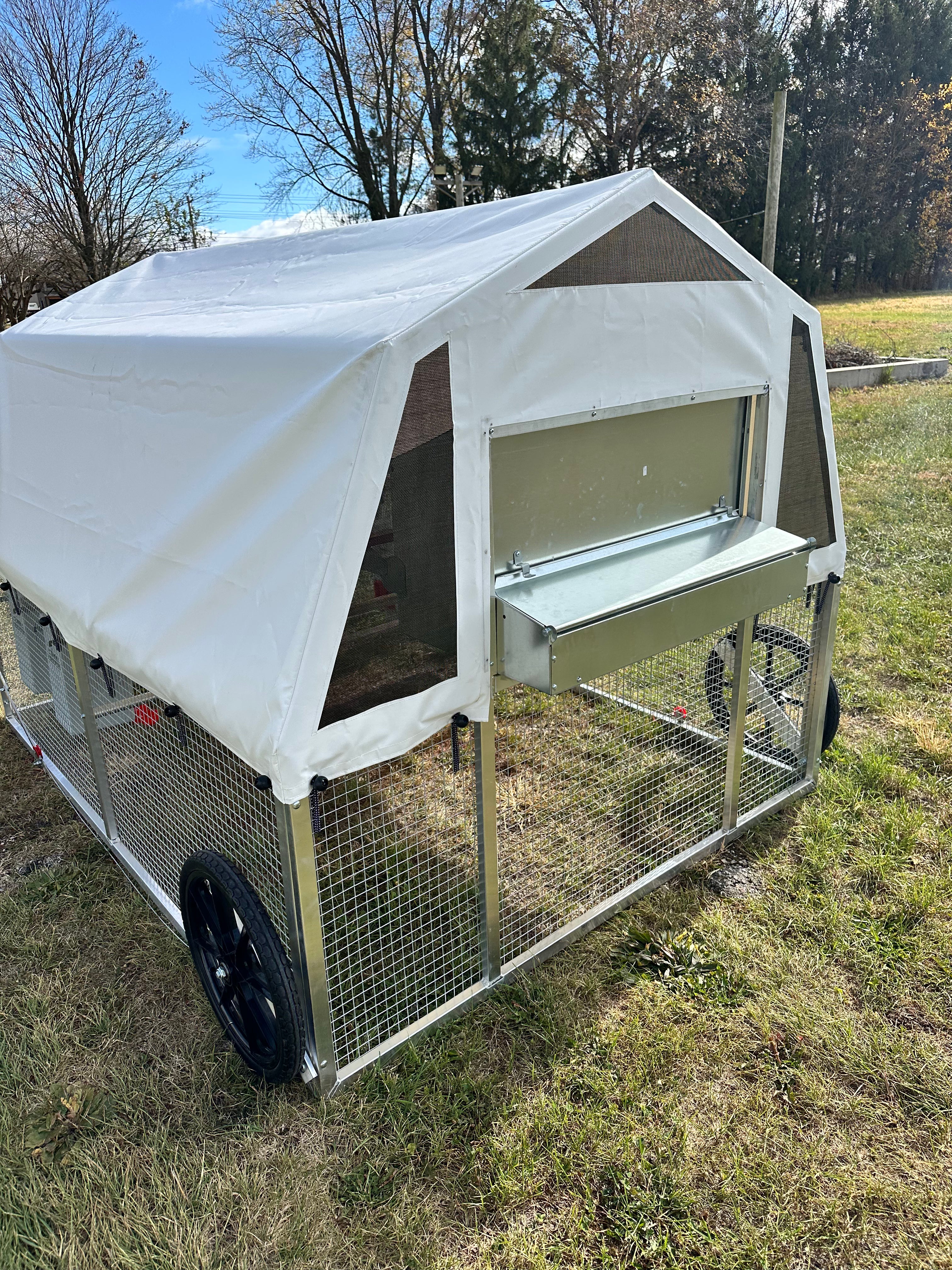 Portable Chicken Coop - 8' x 6'