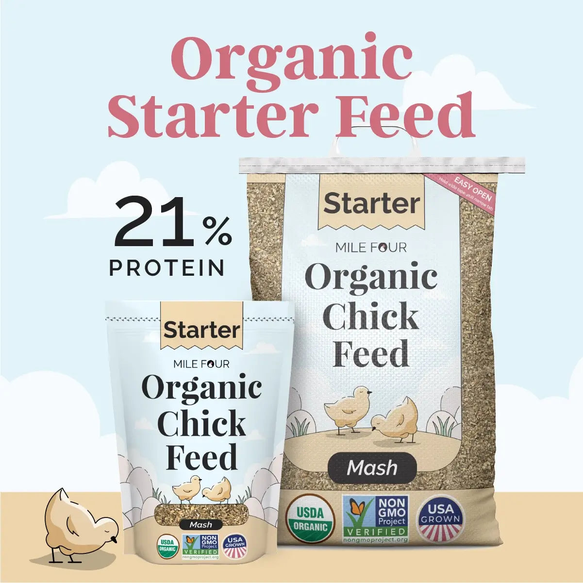 Starter Organic Chick Feed – HenGear