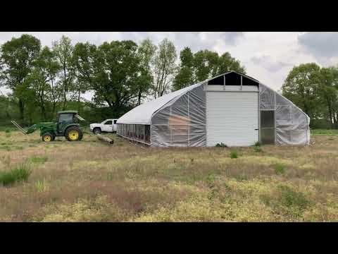 Portable Pasture Chicken Coop - 30'x60'