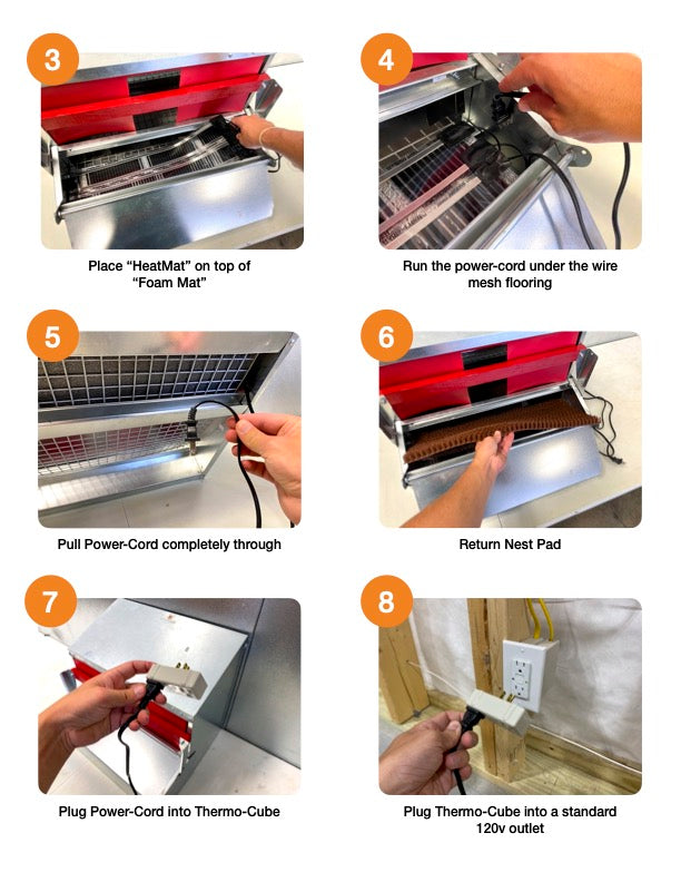 HeatMats - Keep your eggs from freezing