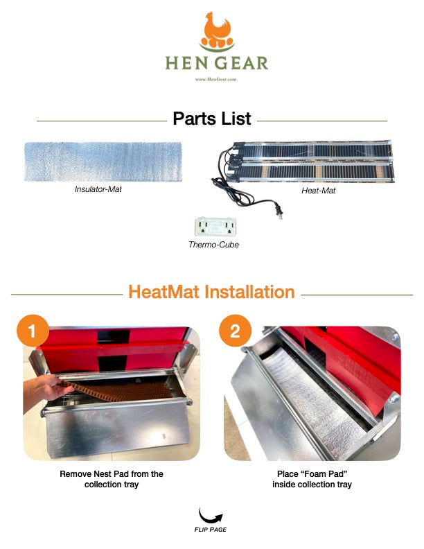 HeatMats - Keep your eggs from freezing