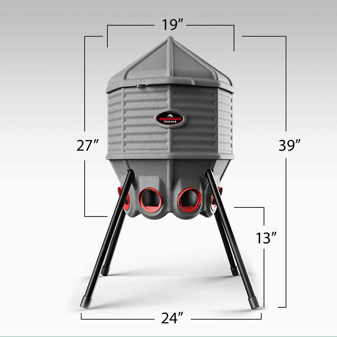 COOPWORX FEED SILO (80 lb. Capacity)