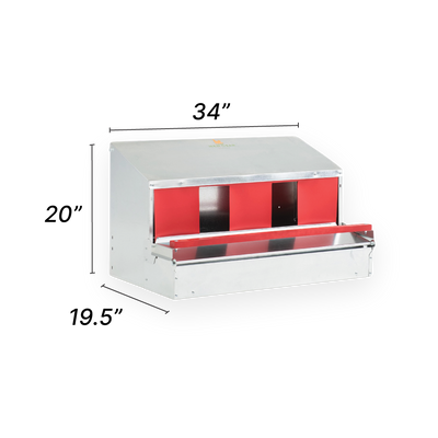 Medium (34") Reversible Roll-out Nest Box (Up to 32 Hens)
