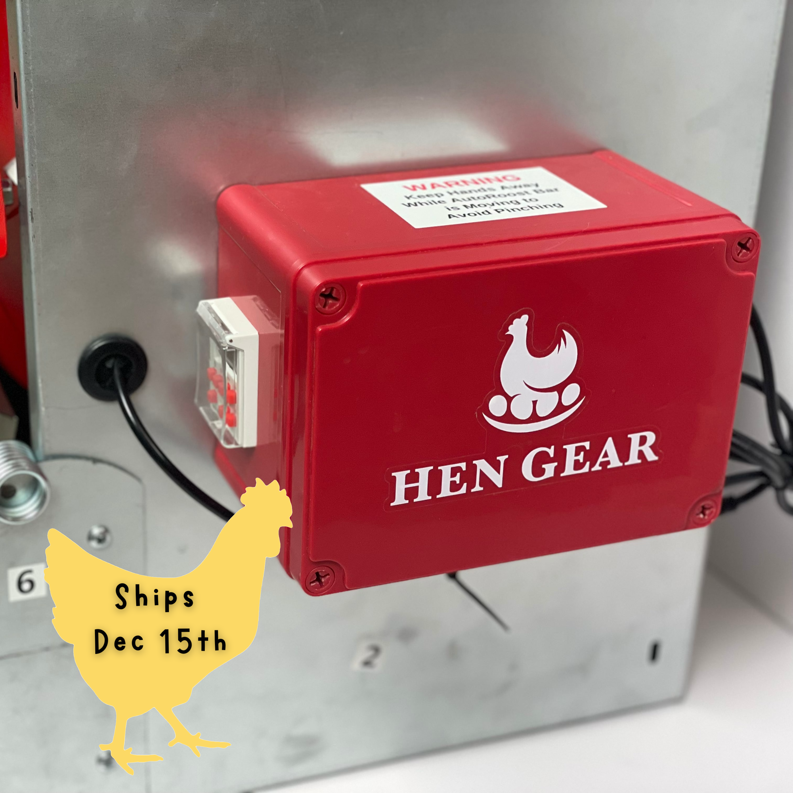 AutoRoost 3.0 (Opens & Closes Your Nest Box) - SHIPS DECEMBER 15