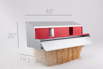 Large (48") - Reversible Rollout Nest Box (Up to 50 Hens)