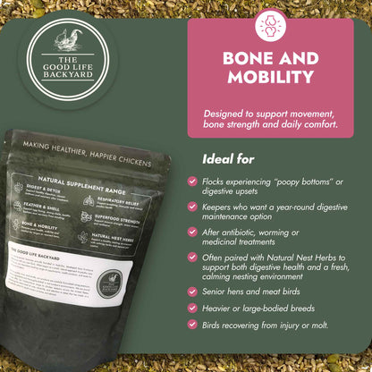Bone and Mobility - Natural Joint & Bone Support for Chickens