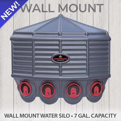 CoopWorx Wall Mount Water Silo