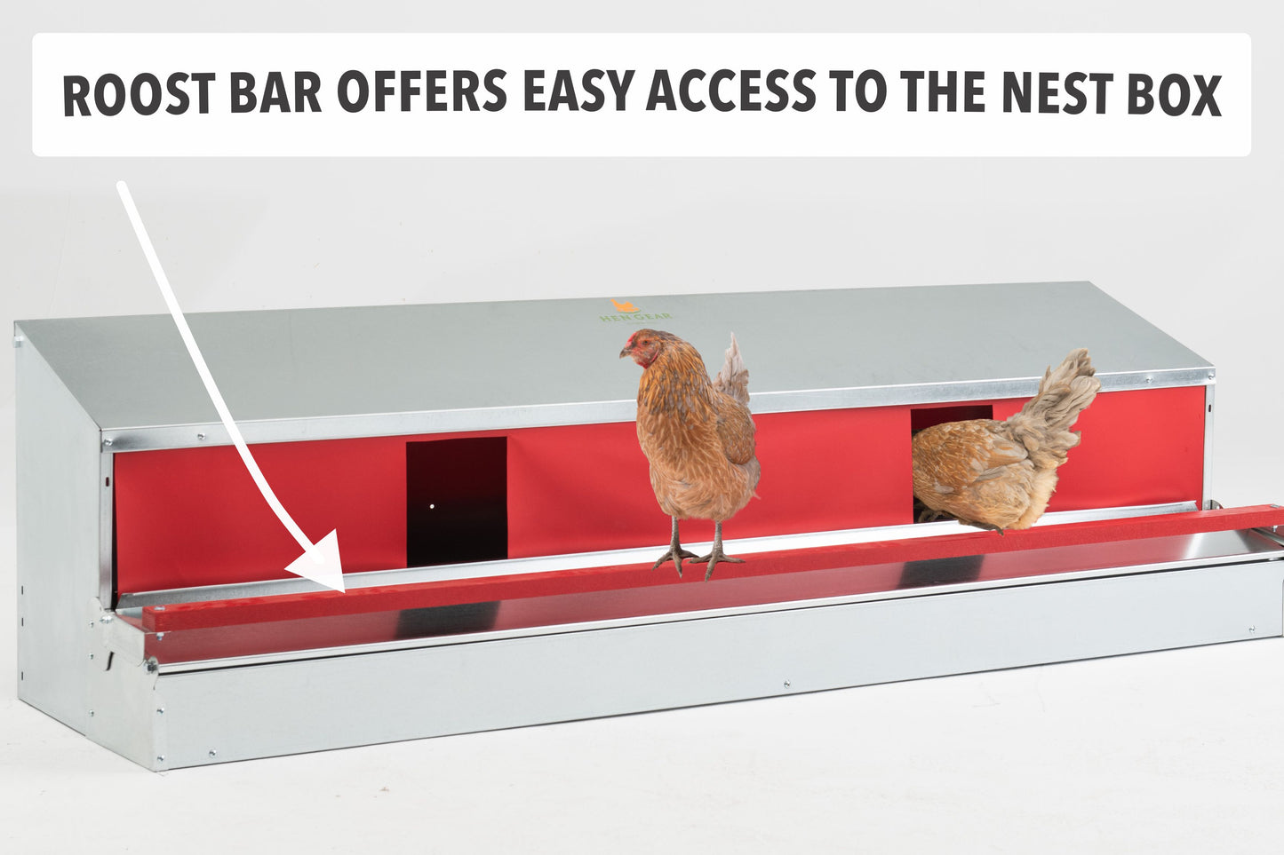 
                  
                    Large (54") - Reversible Rollout Nest Box (Up to 52 Hens) - Ready to Ship! - Limited Supply!
                  
                