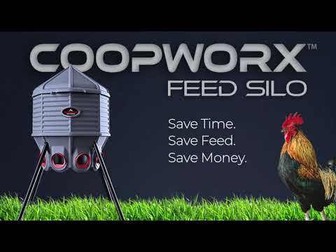 
                  
                    Load and play video in Gallery viewer, CoopWorx Chicken Feeder (80 lb. capacity)
                  
                
